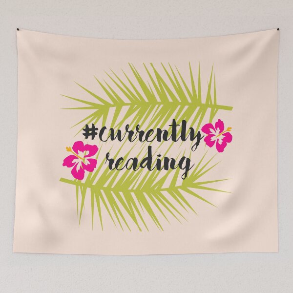 Item preview, #CurrentlyReading - Flamingo designed and sold by Wuthering Pages Boutique.