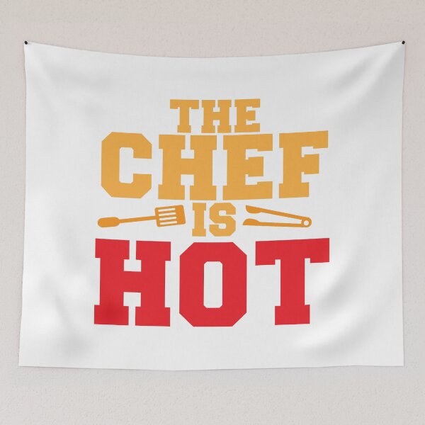 Item preview, THE CHEF IS HOT  designed and sold by jazzydevil.