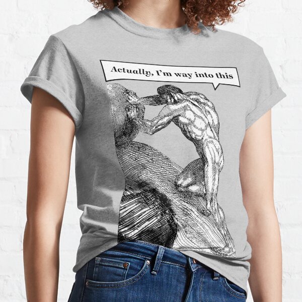 one must imagine sisyphus happy t shirt