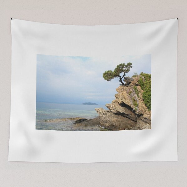 Item preview, pine tree on a rock designed and sold by goceris.