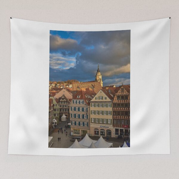 Item preview, Marketplace and Stiftskirche, Tübingen designed and sold by Mark Bangert.