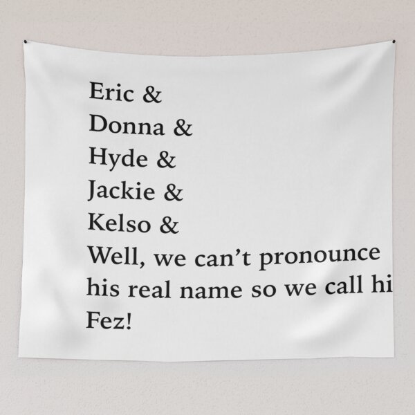 Item preview, That '70s Show Names designed and sold by KangarooZach41.