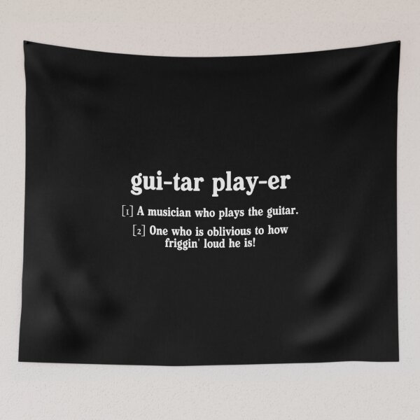Item preview, guitar player dictionary designed and sold by nektarinchen.