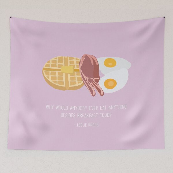 Item preview, Leslie Knope Loves Breakfast Food designed and sold by LizWallflower.
