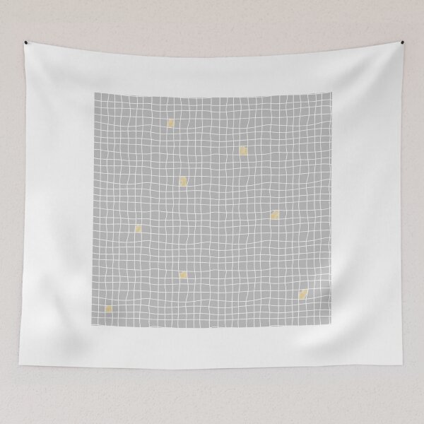 Item preview, Carreaux - Grey/Yellow - Bis designed and sold by MinkyGigi.