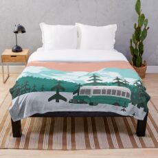 Into the Wild Throw Blanket