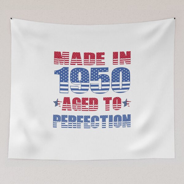 Item preview, MADE IN 1950 AGED TO PERFECTION designed and sold by flamingarts.
