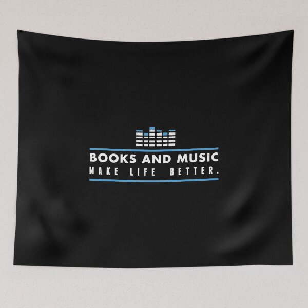 Item preview, books and music make life better! designed and sold by nektarinchen.