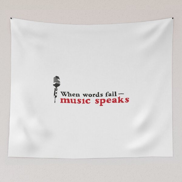 Item preview, When words fail - music speaks! designed and sold by nektarinchen.