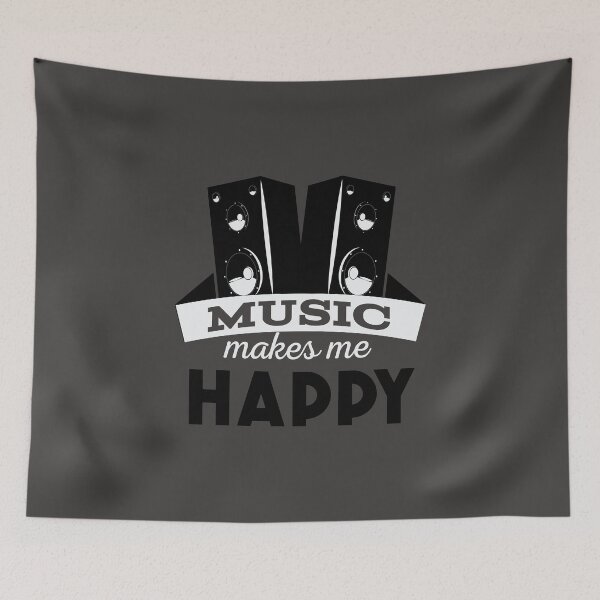 Item preview, Music makes me happy!  designed and sold by nektarinchen.