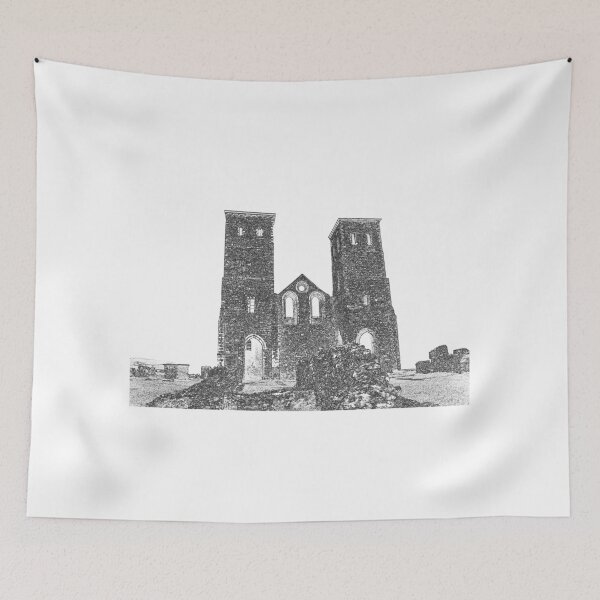 Item preview, Reculver Castle Sketch designed and sold by Focal-Art.