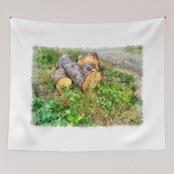 Item preview, Tree trunk with red flower designed and sold by Giuseppe Cocco.
