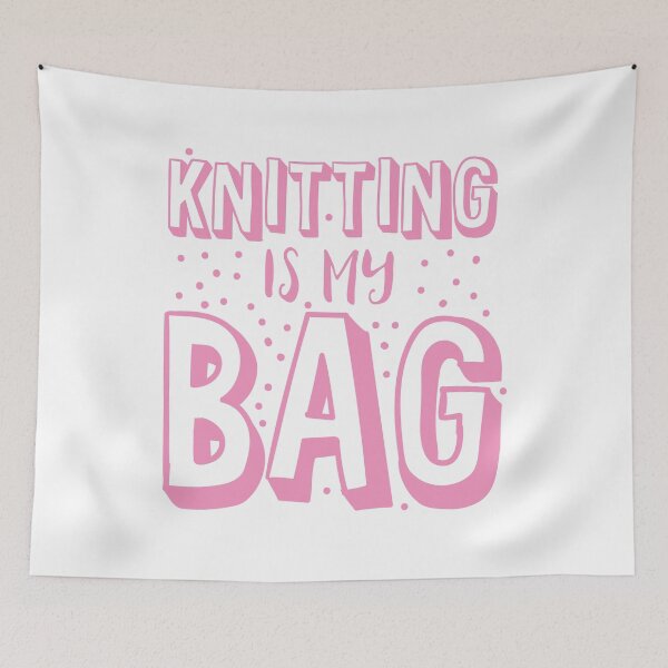 Item preview, KNITTING is my BAG designed and sold by jazzydevil.