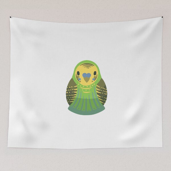 Item preview, Budgie Nesting Doll designed and sold by KeesKiwi.