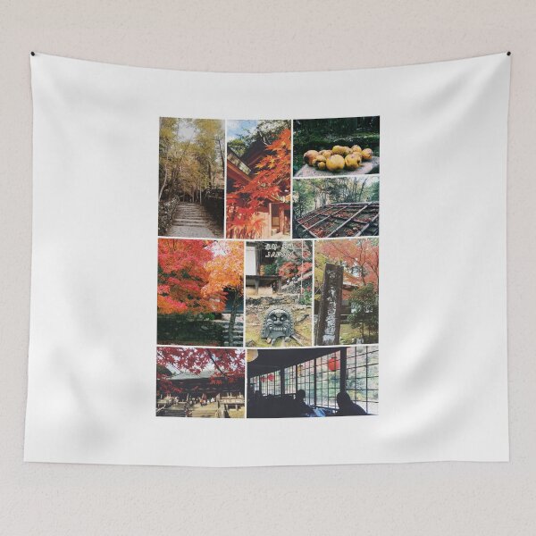 Item preview, Kyoto Japan Takao Jingo-ji & Kozan-ji Autumn Collage designed and sold by Beverly Claire Kaiya.