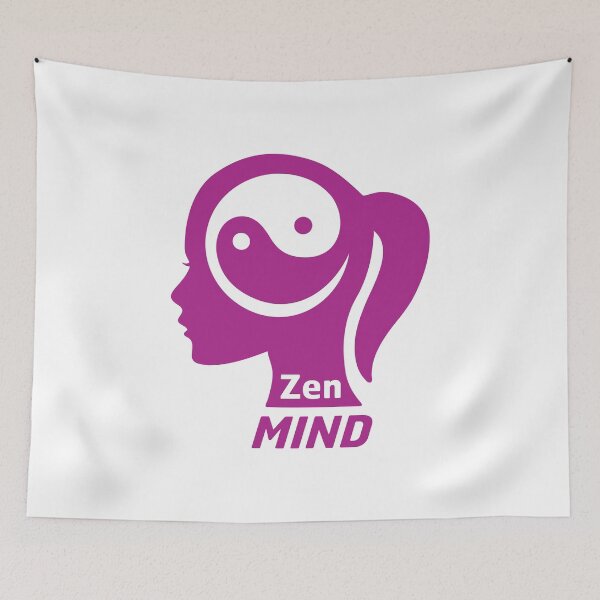 Item preview, The Zen Mind Girl - Happy Quote designed and sold by SylviaGo.