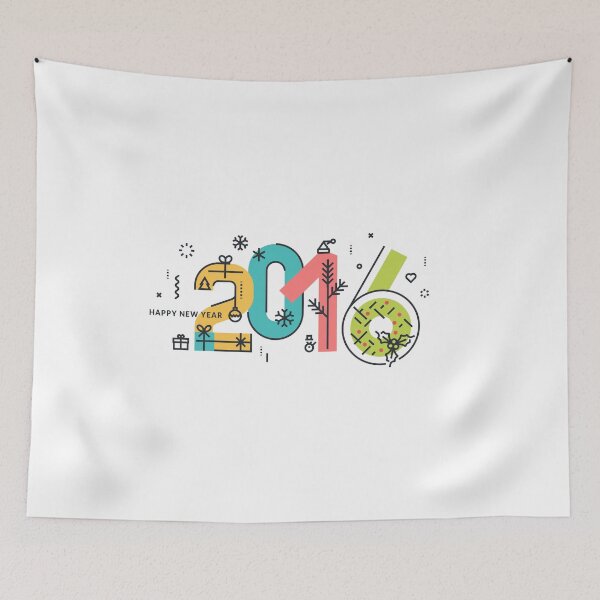Item preview, Happy New Year 2016 designed and sold by kitlim.