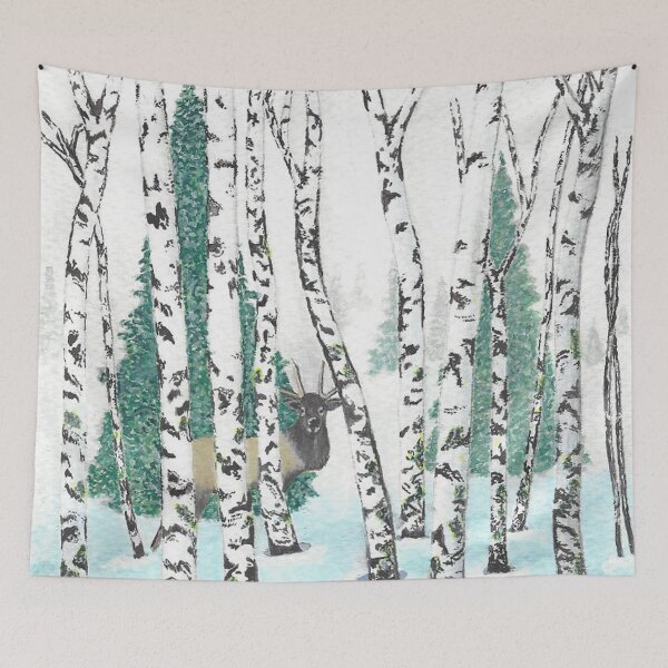 Item preview, "Winter Buck" by Jerry "Doc" Watson designed and sold by atouchoflight.