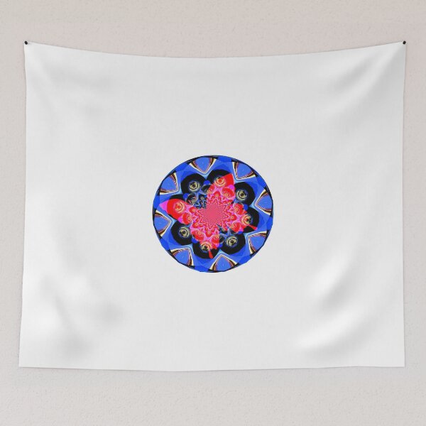 Item preview, Red Butterfly on Kaleidoscope, Mandala, Chakra designed and sold by deleas.