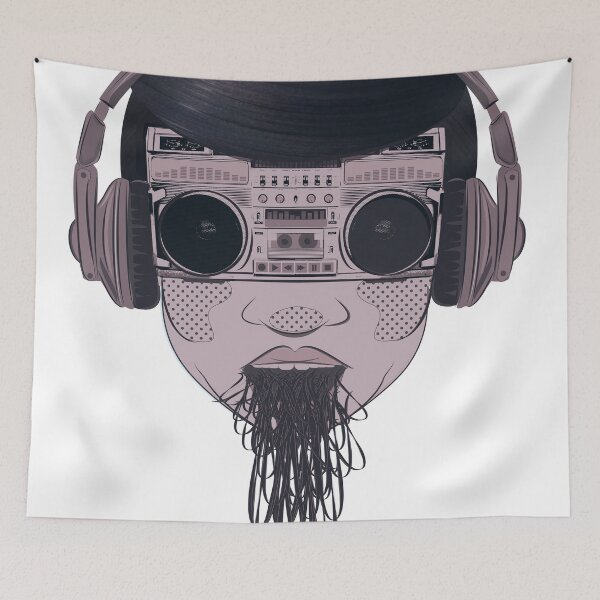 Item preview, Boombox Head designed and sold by TwoBitMathews.
