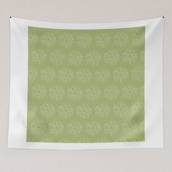 Item preview, Fiddlehead Circles in Ferny Spring Green designed and sold by tinyflyinggoats.