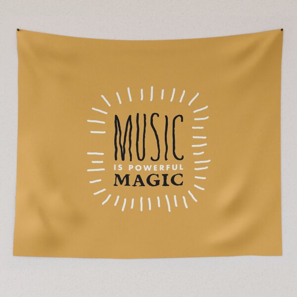 Item preview, Music is powerful magic!  designed and sold by nektarinchen.