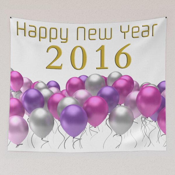 Item preview, ballons happy new year 2016 designed and sold by autrouvetout.