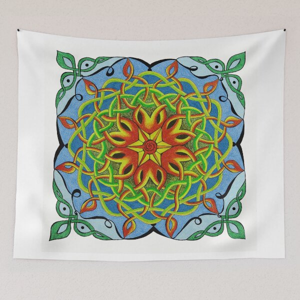 Item preview, Fire Renewal Mandala Celtic Knot designed and sold by lozsart.