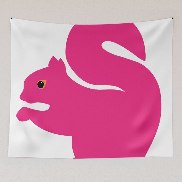 Item preview, Big Pink Squirrel designed and sold by tinyflyinggoats.