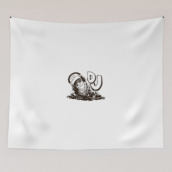 Item preview, the DJ behind the turntable designed and sold by kuznecova49.