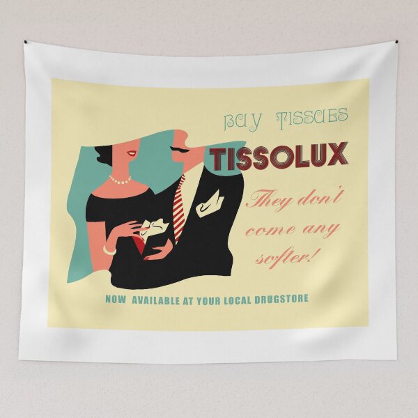 Item preview, Retro vintage paper tissues advertisement designed and sold by aapshop.