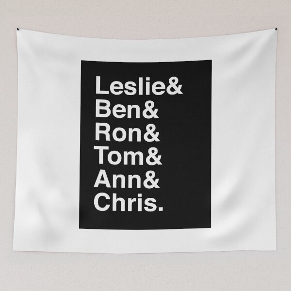 Item preview, Leslie & Ben & Ron & Tom & Ann & Chris. (Parks & Rec) (Inverse) designed and sold by Kitmagic.