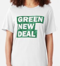 GREEN NEW DEAL Slim Fit T-Shirt