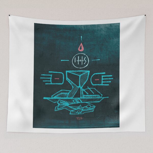 Item preview, Eucharist Sacrament illustration designed and sold by Bernardo Ramonfaur.