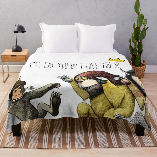 Where The Wild Things Are Throw Blanket