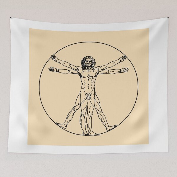 Artikelvorschau, Vitruvian Mann Vektor Zeichnung entworfen und verkauft von aapshop.