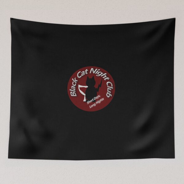 Item preview, Black Cat Night Club designed and sold by Amanda Vontobel Photography/Random Fandom Stuff.