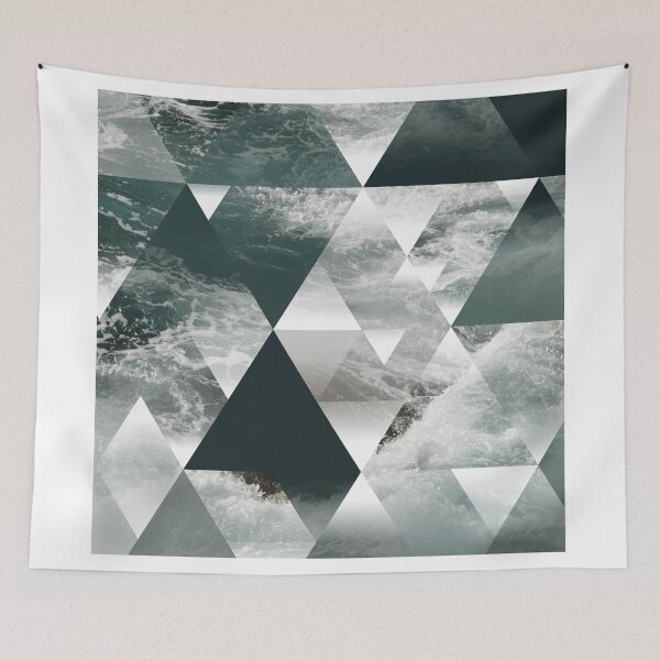 Item preview, Waves polygon designed and sold by wolfncat.