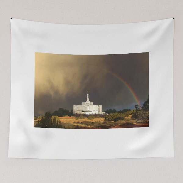 Artikelvorschau, Schneeflocke-Arizona-Tempel - Regenbogen 30x20 entworfen und verkauft von Ken Fortie.