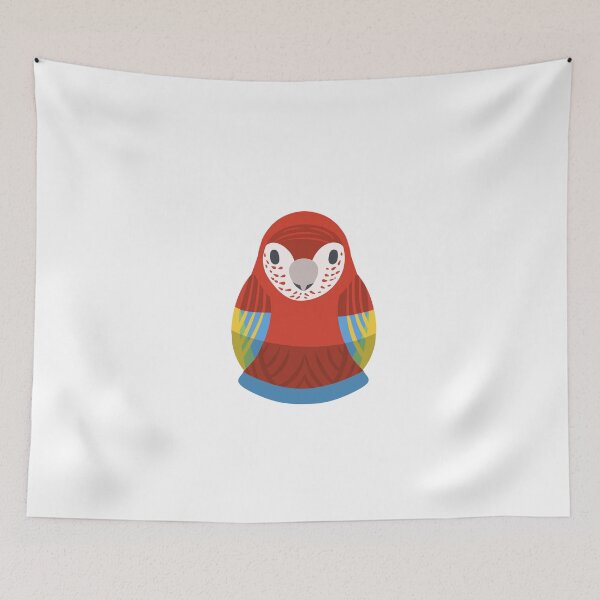 Item preview, Macaw Nesting Doll designed and sold by KeesKiwi.