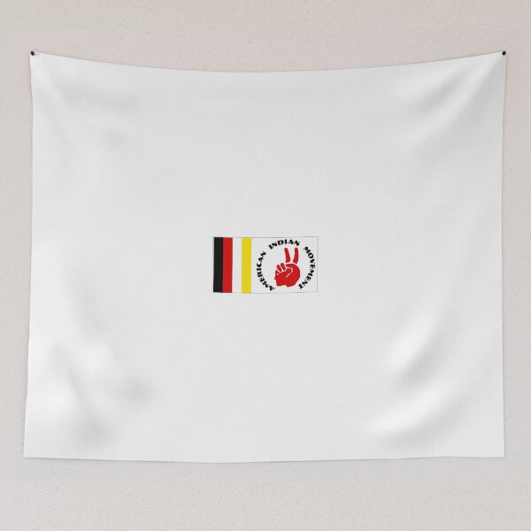 Item preview, American Indian Movement with Flag designed and sold by tattoojessa.