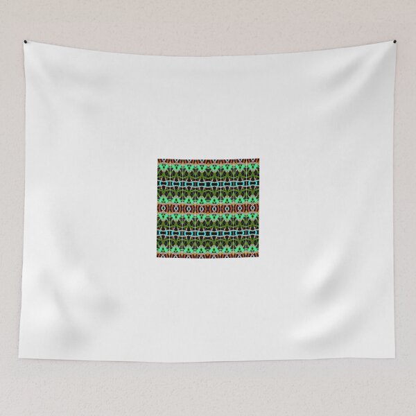 Item preview, Multicolor absract pattern, green zigzag designed and sold by ackelly4.