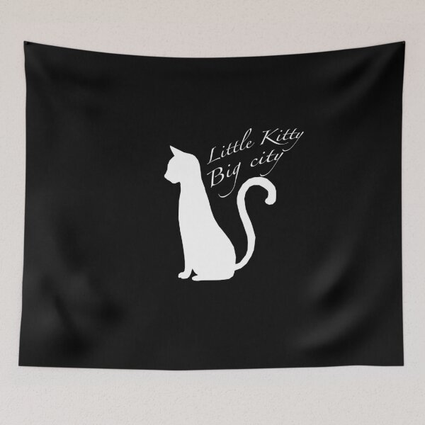 Item preview, 'Little kitty, big city' vector designed and sold by Furrnum.