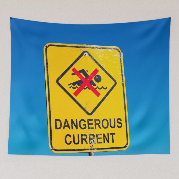 Item preview, Beach Sign Dangerous Current designed and sold by Martin Berry Photography.