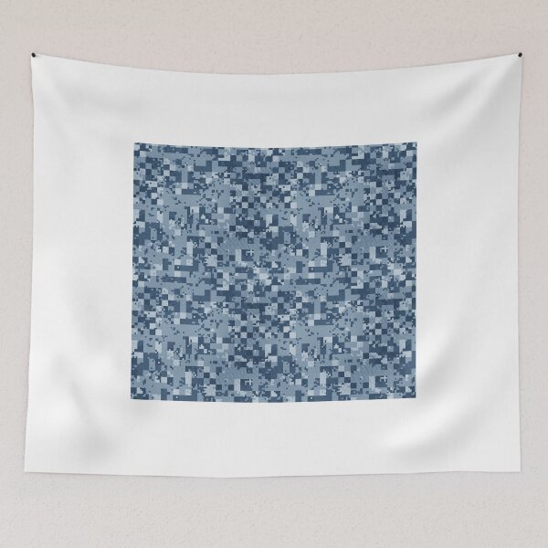 Item preview, Cube Camo - Blue designed and sold by cpinteractive.