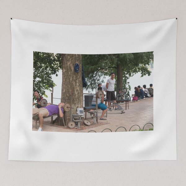 Item preview, Hanoi Hoan Kiem Lake Exercise Time designed and sold by Martin Berry Photography.