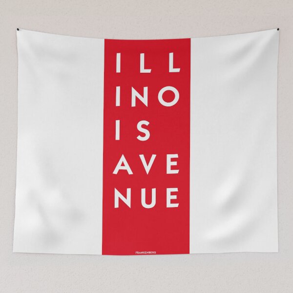 Item preview, Illinois Avenue designed and sold by Hell-Prints.