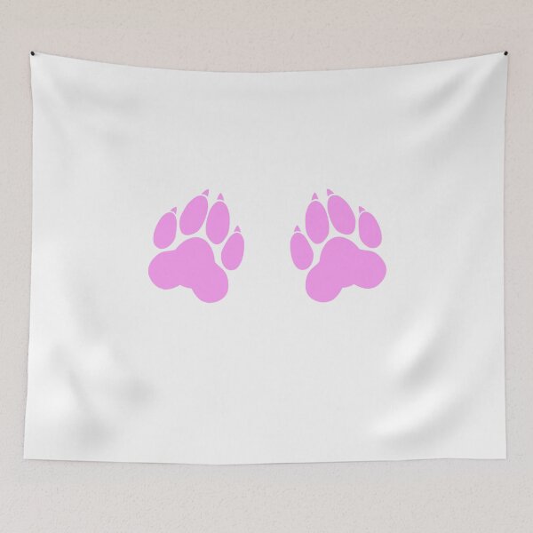 Item preview, paw print chest decal designed and sold by Furrnum.