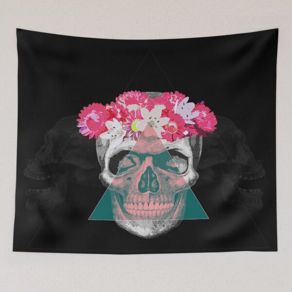 Item preview, Flower Crown Skull designed and sold by MariePam.