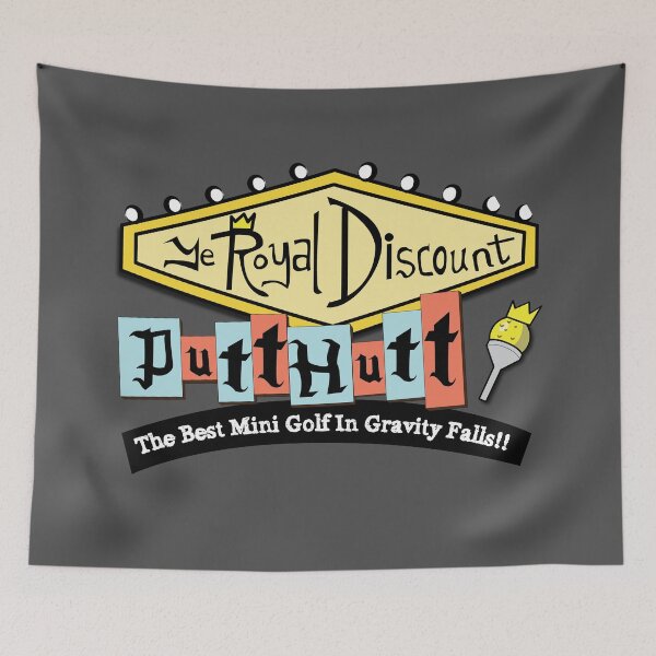 Item preview, Gravity Falls Mini Golf - Slate Gray designed and sold by pondlifeforme.
